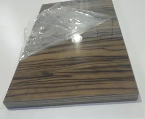 Сверхглянцевая древесно-волокнистая плита МДФ для мебельных дверей