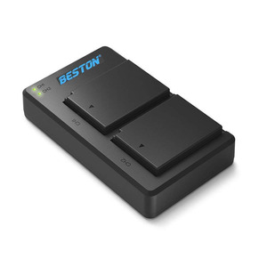Beston 2 <span class=keywords><strong>Pack</strong></span> <span class=keywords><strong>LP</strong></span>-E10 Rechargeable au lithium batterie et USB Chargeur de batterie portable pour batterie d'appareil photo - Product Image 1