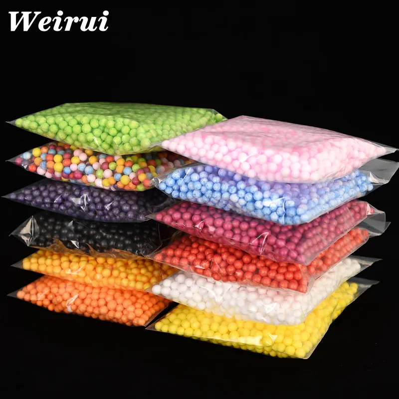 Color foam particle size 7-9 mm in diameter craft ball christmas ornaments and DIY Polystyrene ball