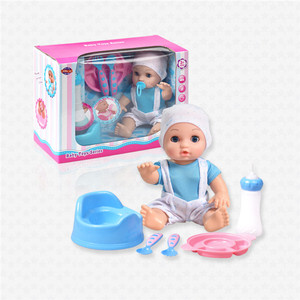 Hot Sell 10 Zoll Blasform Aktives Auge mit Saugen und Pee Baby puppe Set - Product Image 4