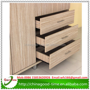KD Furniture Different Designs Two Three Four Doors <strong>Wardrobe</strong> With Drawers for Hotel Room - Product Image 4