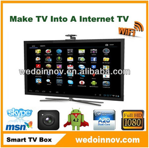 Améliorations de l'interface utilisateur Android dual core micropour 3m libre. vedio appel full duplex enrichir votre vie tv box - Product Image 1