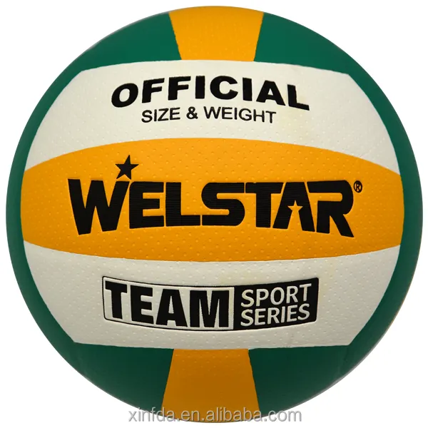 Pelota de voleibol personalizada para partidos, Bola de voleibol laminada de PU de buena calidad