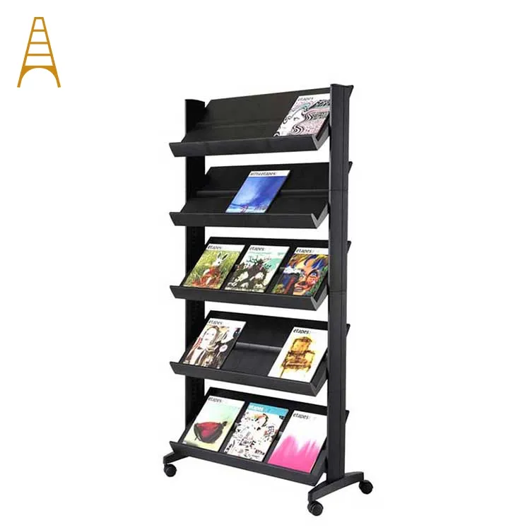 Einzelhandel Metall Magazin Boden Stehen Comic Buch Shop-Display Rack