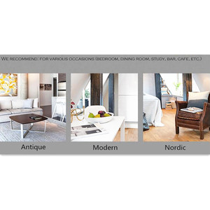 Paralumi in <span class=keywords><strong>Legno</strong></span> Creativi, Design a Forma di Goccia - Product Image 6