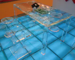 Lucite Acryl Eethoek Tafel Stoel Set