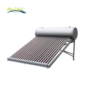 Green Energy Sun Solar Water Heater With Vacuum Tubes Solar Panel