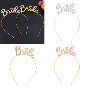 5pcs <strong>Bride</strong> <strong>to</strong> <strong>Be</strong> Veil <strong>Headband</strong> Sash Tattoo Sticker Set for Wedding Propose and Bachelorette Party Decorations - Product Image 6