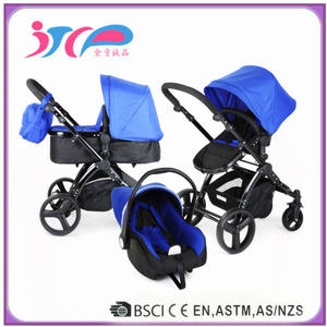 Poussette pliable pour bébé, homologuée EN1888, poussette 3 en 1 - Product Image 4