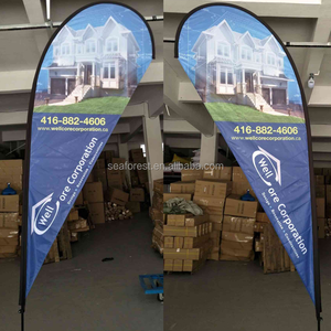 Large Outdoor Advertising Display Beach <strong>Flags</strong> Custom Sublimation <strong>Printed</strong> <strong>Tear</strong> <strong>Drop</strong> <strong>Flag</strong> - Product Image 2