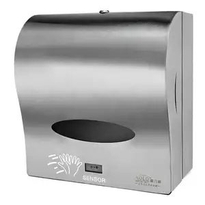 Portarotolo di Carta in <span class=keywords><strong>Acciaio</strong></span> Inox Impermeabile, Dispenser Automatico di Carta Igienica con Sensore - Product Image 1