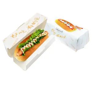 Kemasan Makanan Hot Dog Produk Baru Lingkungan Grosir Kustom