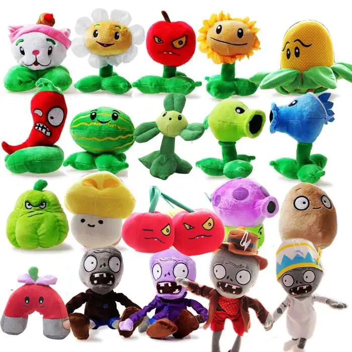 (Оптовая Продажа) плюшевые игрушки Зомби против растений 2, Высококачественные мягкие полипропиленовые хлопковые игрушки-Зомби против растений