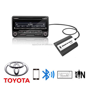 Apps2car Voiture MP3 Lecteur De Voiture Changeur de Musique Bluetooth <span class=keywords><strong>Adaptateur</strong></span> pour Voiture Stéréo pour Camry Prius <span class=keywords><strong>Yaris</strong></span> - Product Image 1