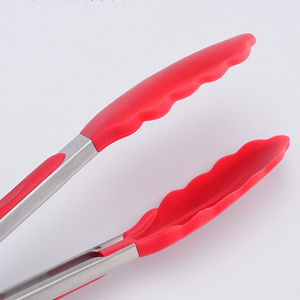 <span class=keywords><strong>Pince</strong></span> de cuisine antiadhésive de haute qualité 2026 pour barbecue, 9 et 12 pouces, en acier inoxydable, pour <span class=keywords><strong>salade</strong></span> - Product Image 4
