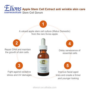 Sérum à double cellules souches naturelles à base de plantes, anti-âge, anti-rides, gel éclaircissant pour le soin de la peau - Product Image 4