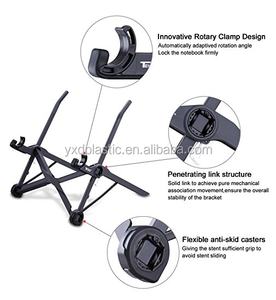 Ergonomic nhựa máy tính xách tay đứng có thể điều chỉnh và có thể gập lại máy tính xách tay phụ kiện cho văn phòng & Trường máy tính bàn - Product Image 2