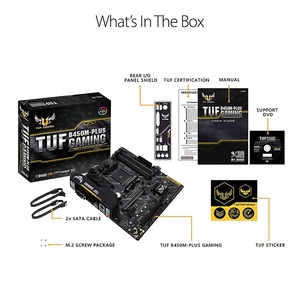 <strong>ASUS</strong> <strong>TUF</strong> B450M-PLUS <strong>GAMING</strong> Used <strong>Gaming</strong> <strong>Motherboard</strong> With AMD AM4 Sockt <strong>Ryzen</strong> 64GB DDR4 Support AMD <strong>Ryzen</strong> 2nd /1st Generation CPU