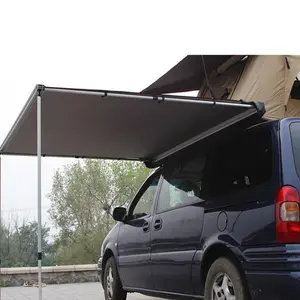Suv roof awning tent cn zhe outdoor 4x4 off road car retractable side awning aluminum car side awning polyester 3 4 person tent