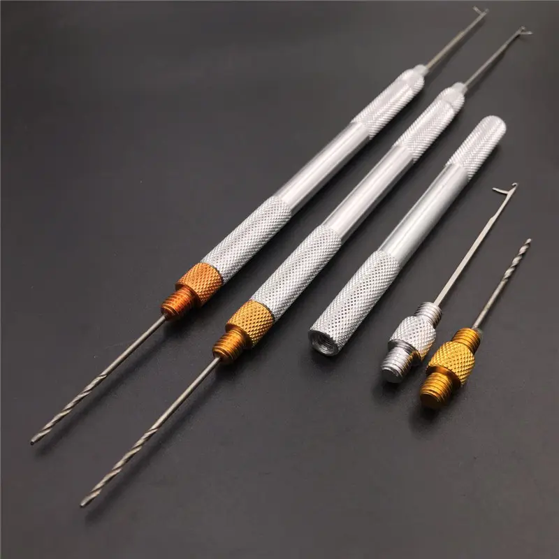 Carp fishing baiting needle for pellet hair rigs drills splicing making tools Loading tool Accessories