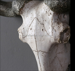 Resin Big Wholesale Cow <strong>Skull</strong> Wall Hanging <strong>Decoration</strong> - Product Image 5