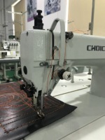 Machine à coudre industrielle à aiguille simple GC0303-CX, longueur de point longue, 12 mm, fil épais, point de verrouillage, avec grand crochet