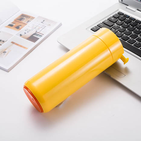 Zogift vaso de acero inoxidable taza poderosa magia lechón con empuje innovador no verter fácilmente tomar agua oficina/casa - Product Image 4