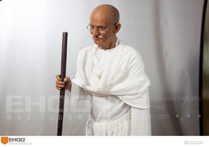 Statua di Cera a Grandezza Naturale del Famoso <span class=keywords><strong>Politico</strong></span> Indiano Gandhi in Vendita - Product Image 6