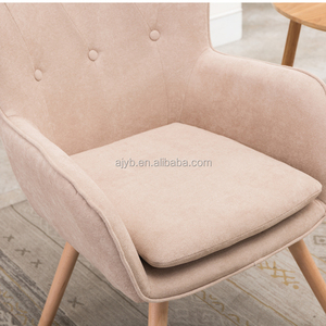 Vente chaude style de mode usage commercial <span class=keywords><strong>dossier</strong></span> <span class=keywords><strong>haut</strong></span> tissu salon <span class=keywords><strong>chaise</strong></span> de loisirs avec des jambes de <span class=keywords><strong>bois</strong></span> - Product Image 6