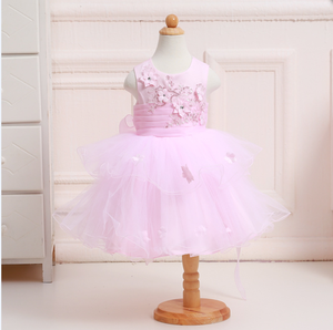 ขายปลีกช้อปปิ้งออนไลน์เจ้าหญิงที่สวยงามแขนกุดพรรคเด็กรุ่นชุด - Product Image 1