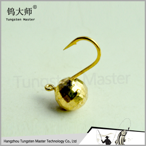 Cebo artificial pesca de tungsteno hielo y pesca jigs cabeza con ganchos - Product Image 4