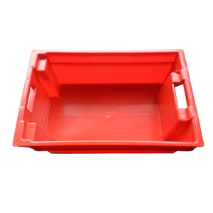 600*400*200mm Industrial Storage Container Basket Plastic <strong>Stackable</strong> <strong>Crate</strong> - Product Image 2