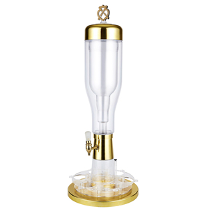 Torre de Cerveza de Barril de 3L en Oferta, Dispensador de Bebidas de Mesa con Grifo - Product Image 1