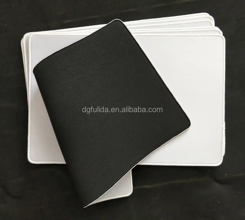 In bianco di sublimazione del mouse pad materiale, non stampa mousepad, bianco rotondo tappetini per il mouse