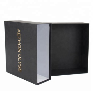 Caja <span class=keywords><strong>de</strong></span> Zapatos Grande <span class=keywords><strong>de</strong></span> Cartón Negro Mate para Empaque, <span class=keywords><strong>Comprar</strong></span> - Product Image 5