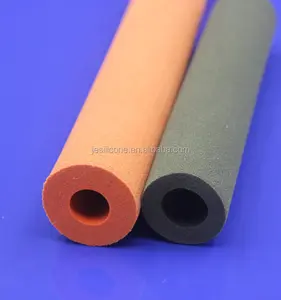 Heat resistant silicone foam tube soft open cell silicone sponge hose factory