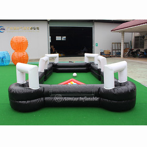 Erstaunlicher Fabrik preis Aufblasbarer Billardtisch Fußball Aufblasbarer <span class=keywords><strong>Snooker</strong></span> Ball Dreieck Spiel Spielplatz Feld für Team building - Product Image 2