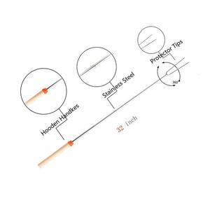 Bastoncini per arrostire Marshmallow robustibili forchette per <span class=keywords><strong>torrefazione</strong></span> in acciaio inossidabile - Product Image 3