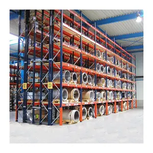 Sistema de estanterías de palés de almacenamiento de almacén de alta resistencia