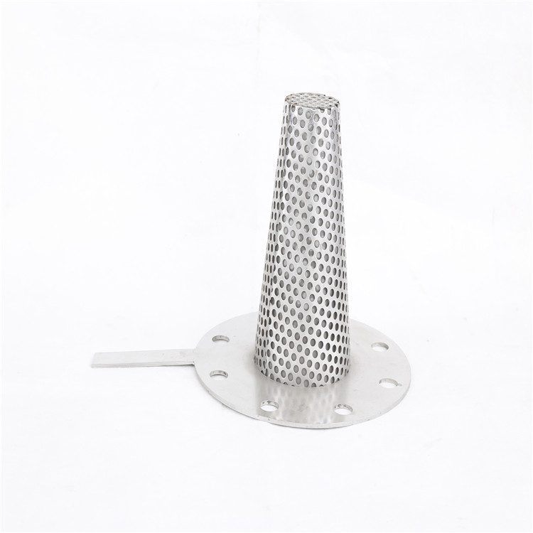 Перфорированный металлический временный трубный ситечко, перфорированный металлический временный трубный конусный ситечко