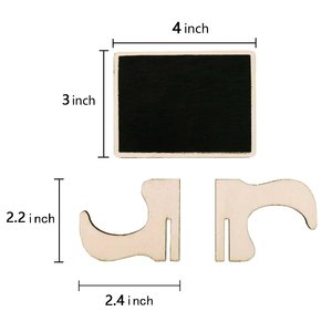 Bàn Đám Cưới Nhỏ Gỗ Bảng Đen với Giá Vẽ Đứng - Product Image 4