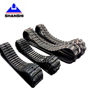 Orugas de Goma 300x52.5x78 Usadas para Miniexcavadora CAT 302.5 302.5C <span class=keywords><strong>MM25</strong></span> JCB 8025 8029 Grupo de Zapatas de Oruga de Goma - Product Image 5