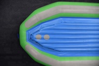 Botes Inflables Desmontables con Orificio de Drenaje Autolimpiable, Lona de PVC de 0.9mm, Capacidad para 6 Personas, Personalizables