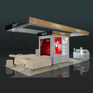 Escaparate <span class=keywords><strong>de</strong></span> la exhibición cosmética cuidado <span class=keywords><strong>de</strong></span> la piel maquillaje kiosco para el centro comercial - Product Image 6