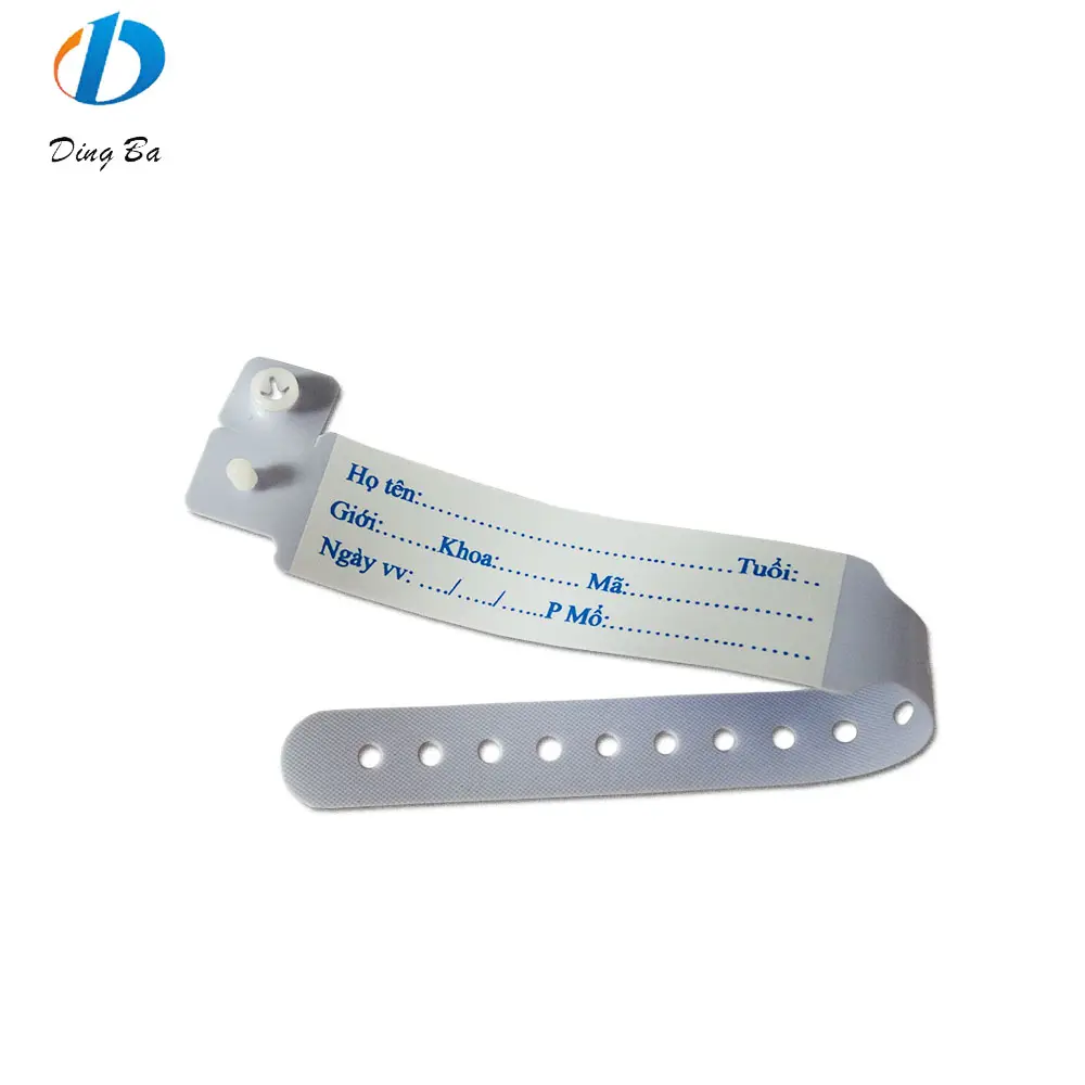 Skin-Friendly Soft Hospital ID PVC RFID Baby Wristband