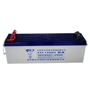 Pin Năng Lượng Mặt Trời Gel 24V 120ah Của Nhà Sản Xuất Nổi Tiếng Trung Quốc