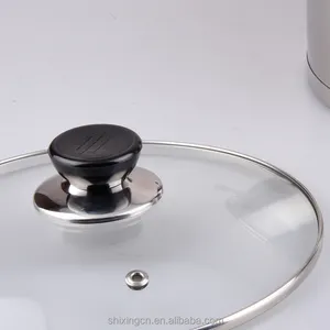 14-45 cm אוניברסלי C סוג זכוכית סיר מכסה עבור כלי בישול