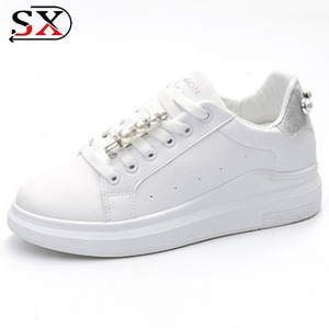 Donne di alta Qualità del Commercio All'ingrosso Ragazze Bianche Nuove <span class=keywords><strong>Scarpe</strong></span> Casual 2018 - Product Image 2