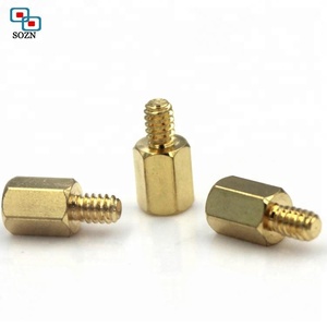 #4-40 macho-hembra roscado 8-32 espaciador hexagonal <span class=keywords><strong>de</strong></span> latón/acero chapado en níquel Separadores/libro <span class=keywords><strong>de</strong></span> tornillo - Product Image 3