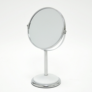 Miroir sur pied rond 2 en 1 en fil de cuivre classique - Product Image 2